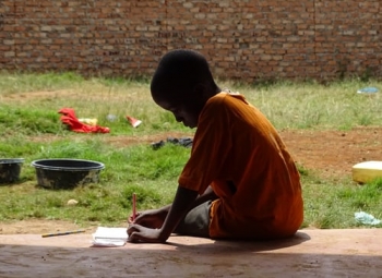 Bambino ugandese Kampala 