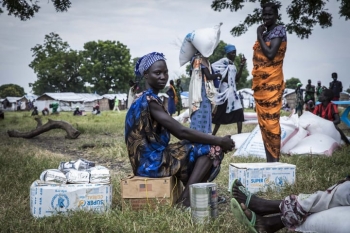 Assistenza alimentare fornita dal World Food Programme a Dome, Sud Sudan