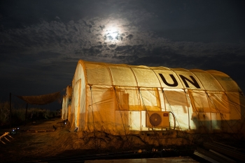 Strutture della base dell’UNMISS a Bentiu, Sud Sudan