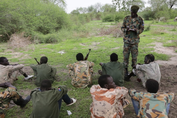 Liberazione di bambini soldato in Pibor, South Sudan.