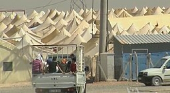Syrians IDPs in a Refugee camp