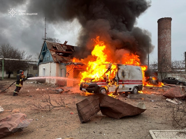 Zolochiv Central District Hospital after Russian attack, 2024-03-15 